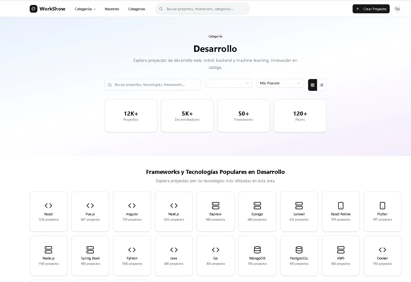 WorkShow - Red Social Freelance
