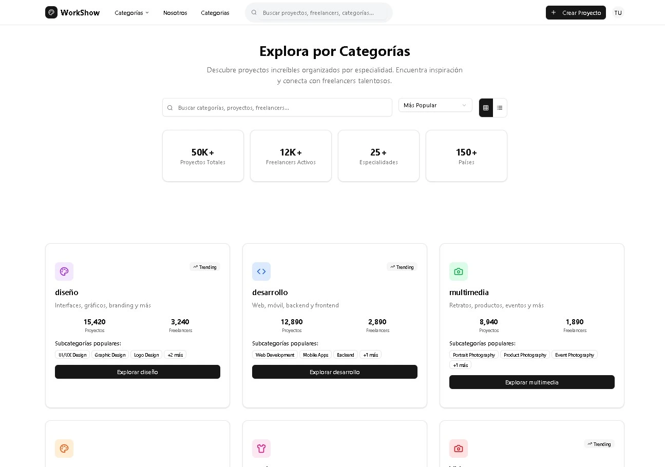 WorkShow - Red Social Freelance